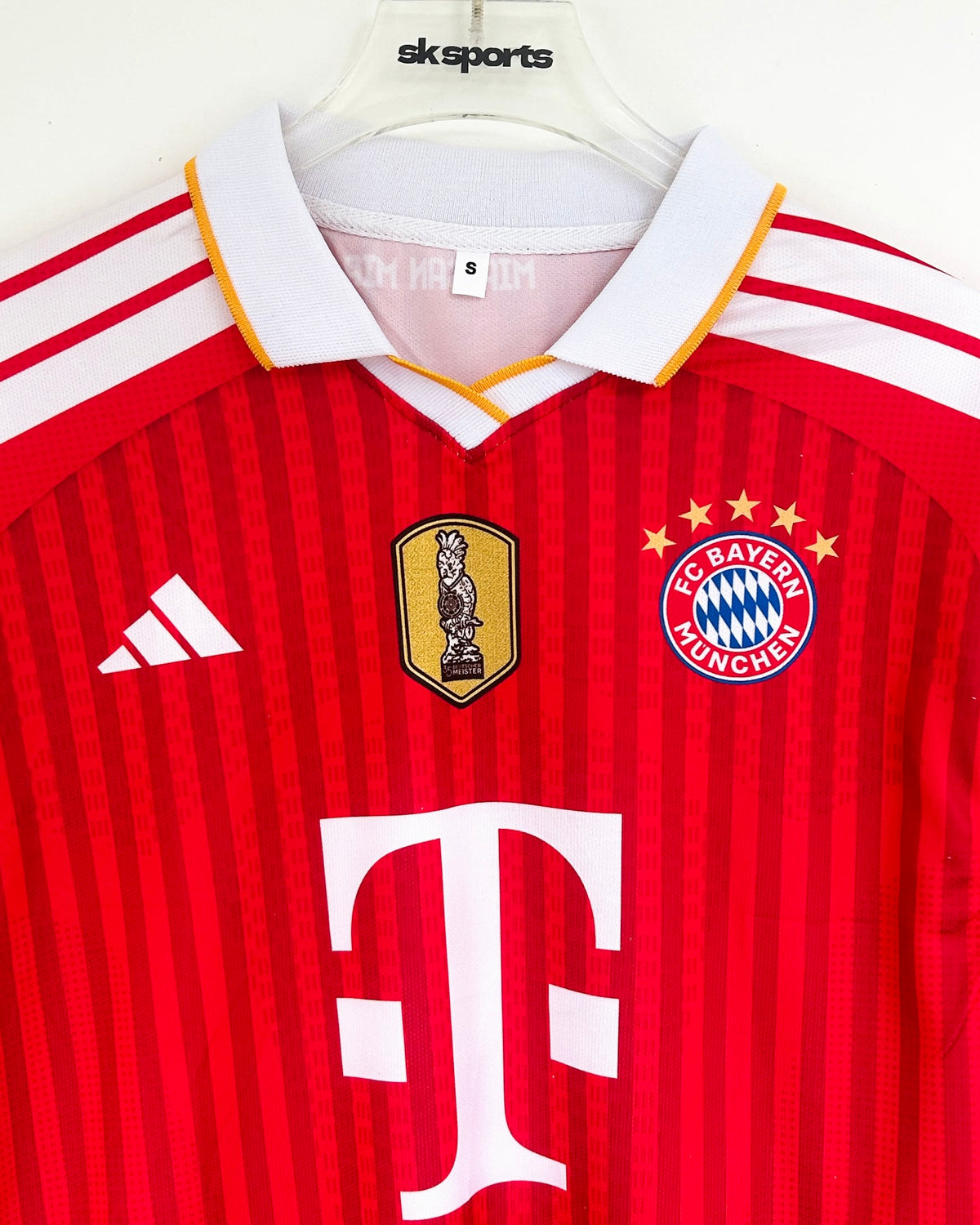 BAYERN MUNICH 2026-27 HOME KIT OVERSIZED COLLAR FULLSLEEVES