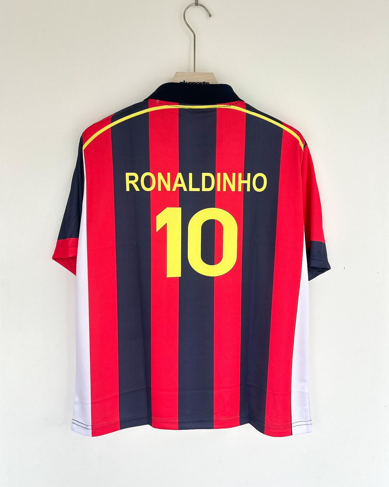 RONALDINHO FC BARCELONA RETRO FIVESLEEVES POLO