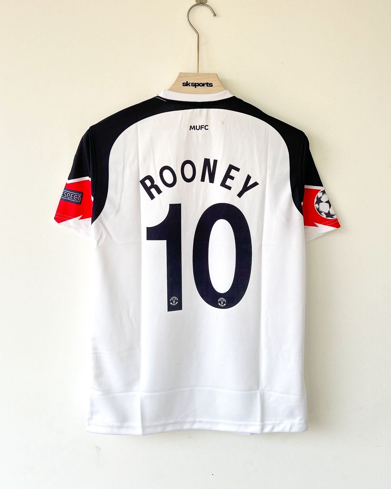 ROONEY MAN UNITED 2010/11 AWAY KIT HAlf SLEEVES