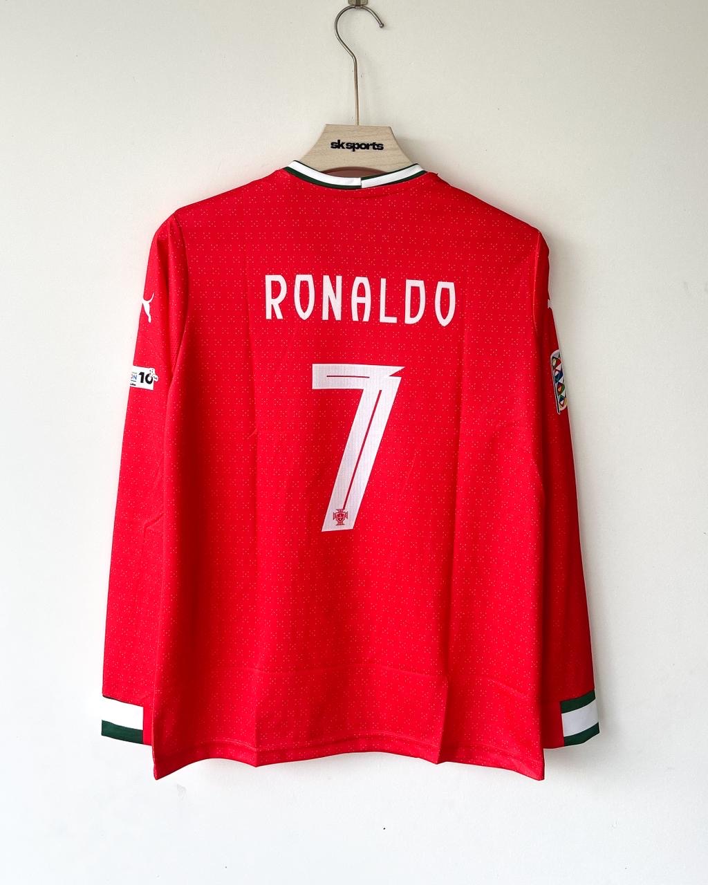 PORTUGAL 2026 HOME KIT RONALDO FULLSLEEVES EMBROIDERY