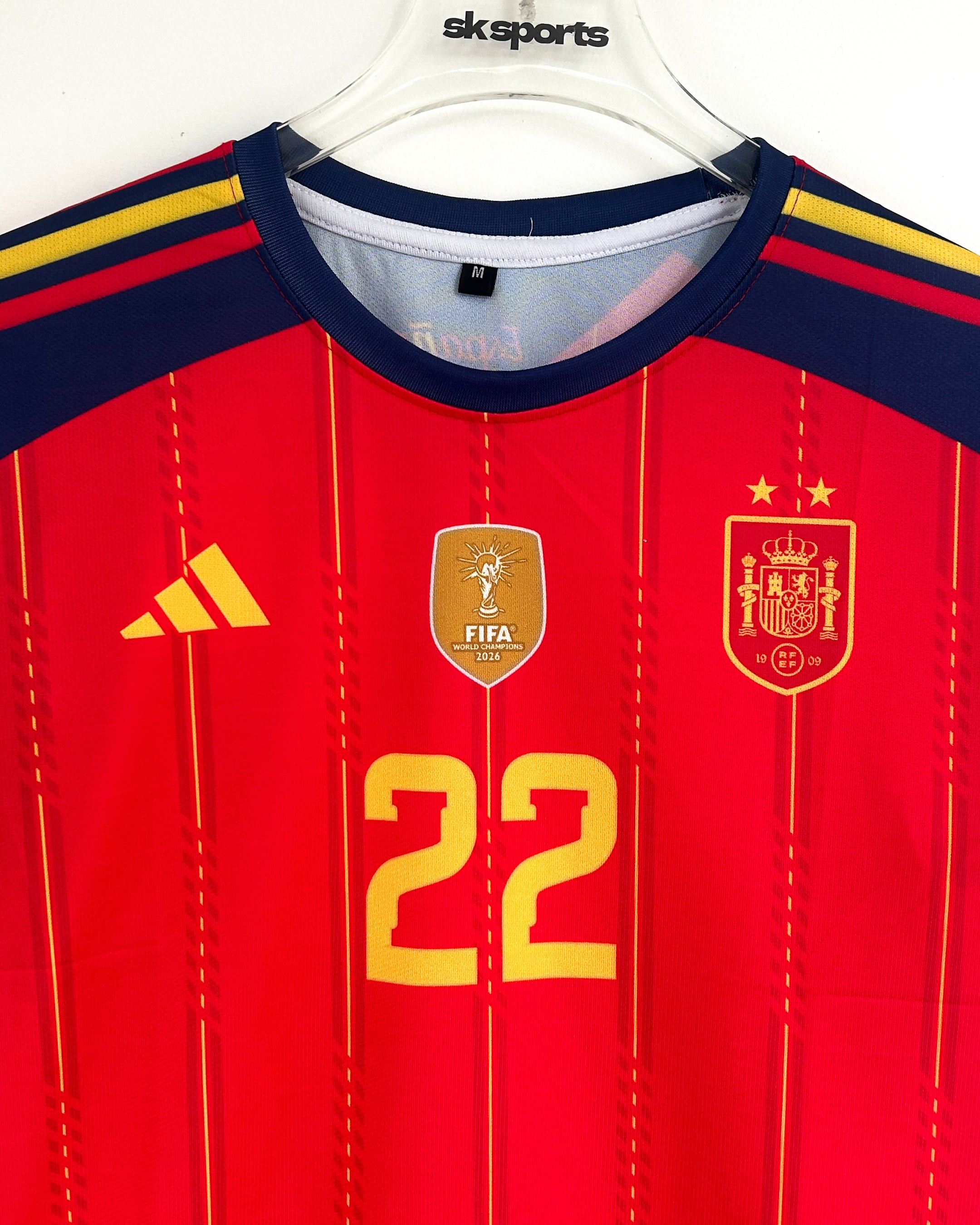 CUBARSI SPAIN WORLD CUP 26 WINNERS 2 STAR HOME KIT.