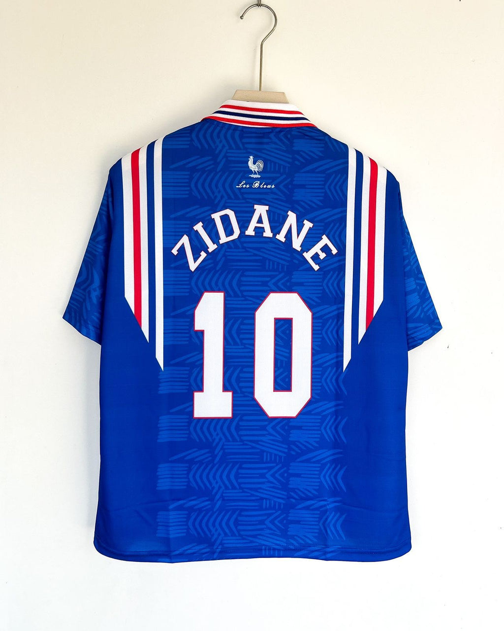 ZIDANE FRANCE 1996 HOME RETRO FIVESLEEVES POLO