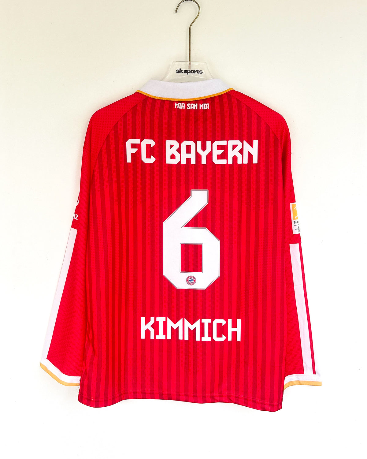 BAYERN MUNICH 2026-27 HOME KIT OVERSIZED COLLAR FULLSLEEVES