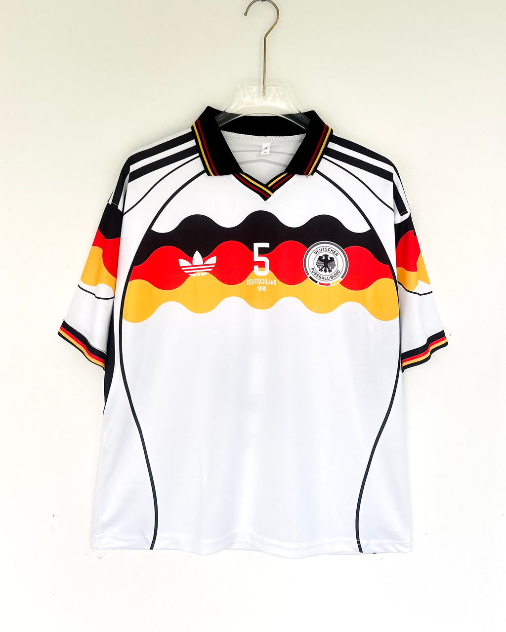 BECKENBAUER GERMANY 1990 HOME KIT RETRO FIVESLEEVES