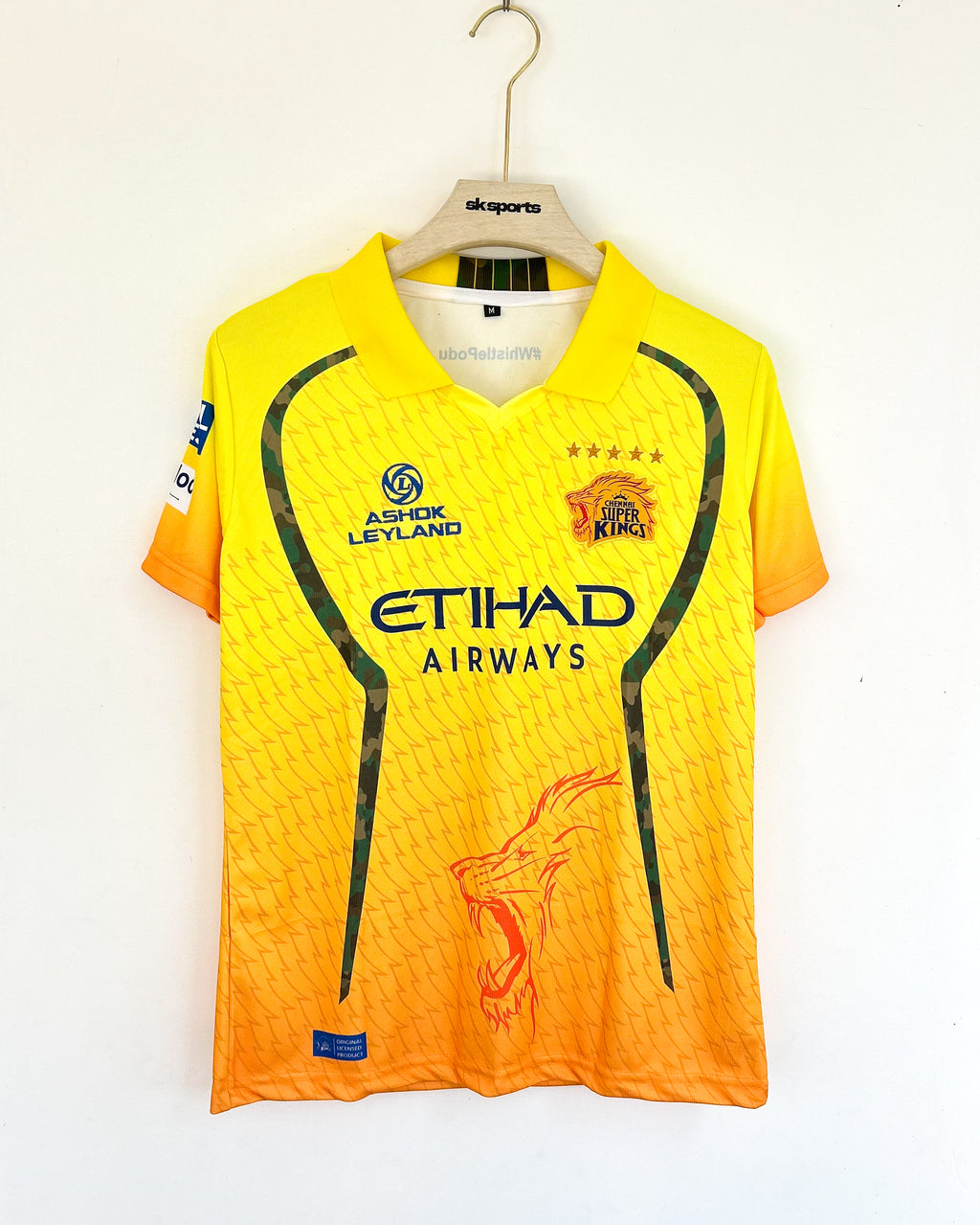 CHENNAI SUPER KINGS 2026 KIT SAMSON POLO EMBROIDERY