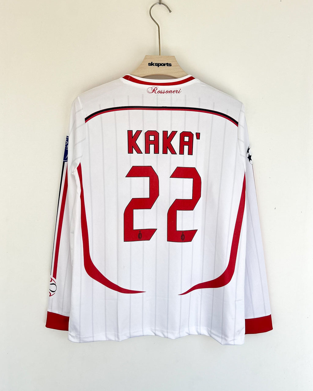 ACMILAN 2006-07 AWAY KIT KAKA EMBROIDERY FULLSLEEVES