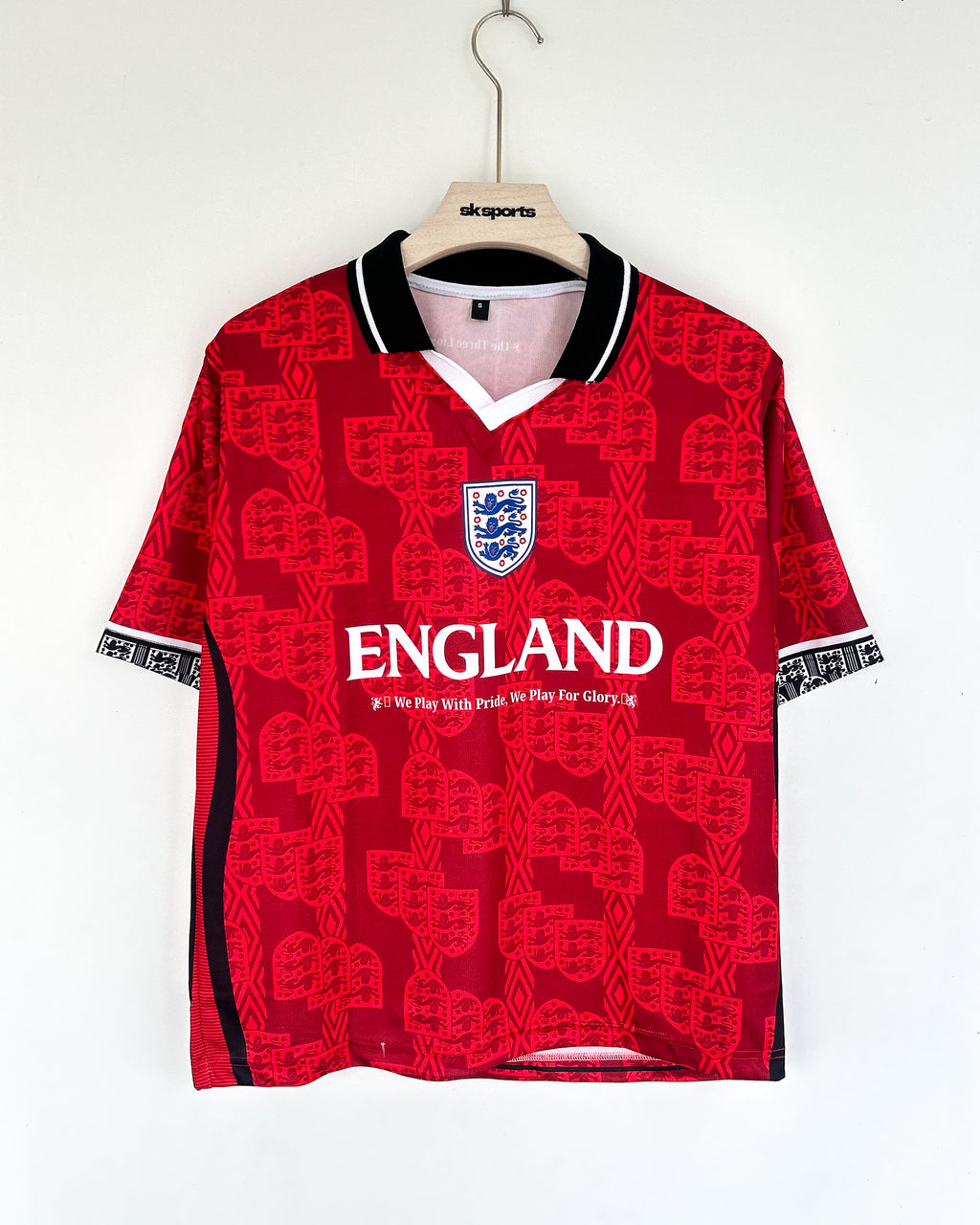 ENGLAND BECKHAM RETRO FIVESLEEVES POLO