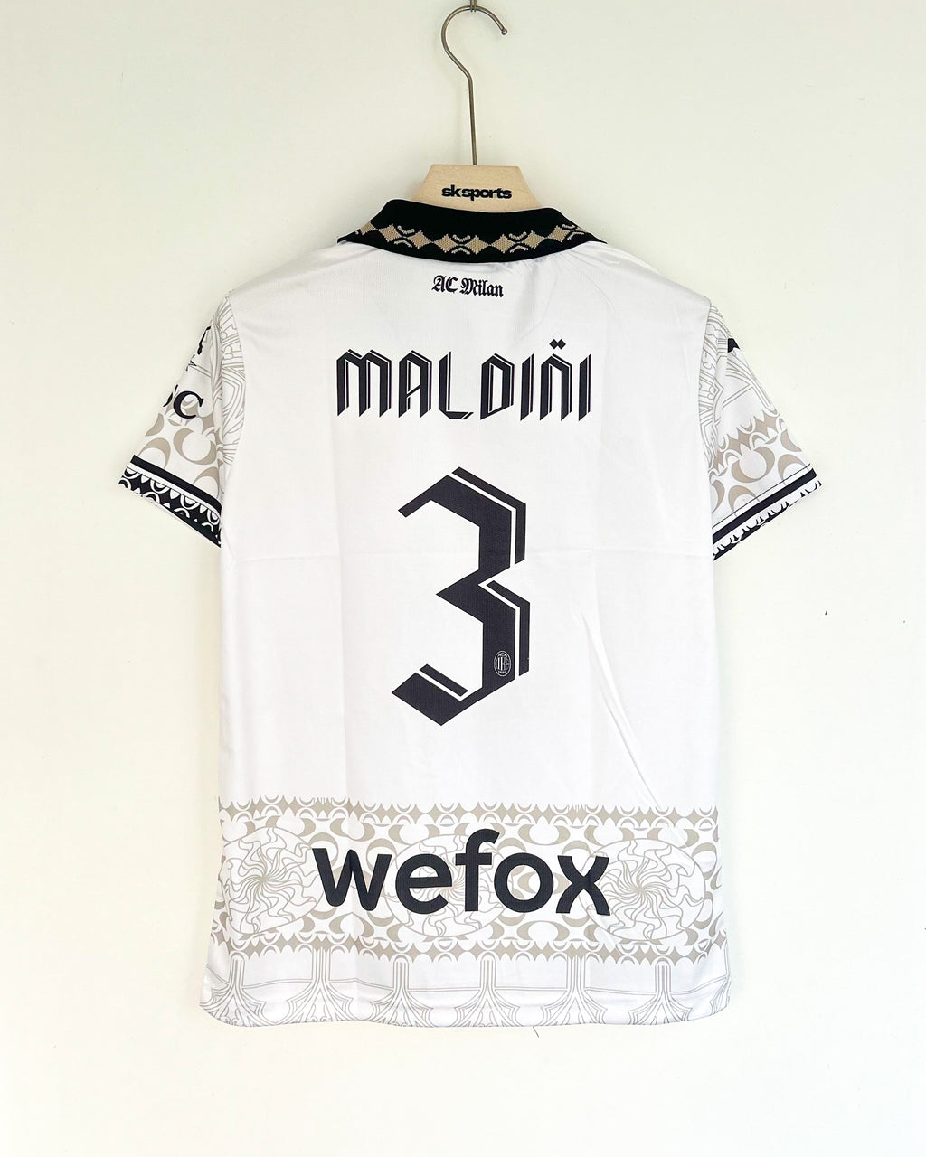 AC MILAN x PLEASURE 2023-24 THIRD KIT EMBROIDERY
