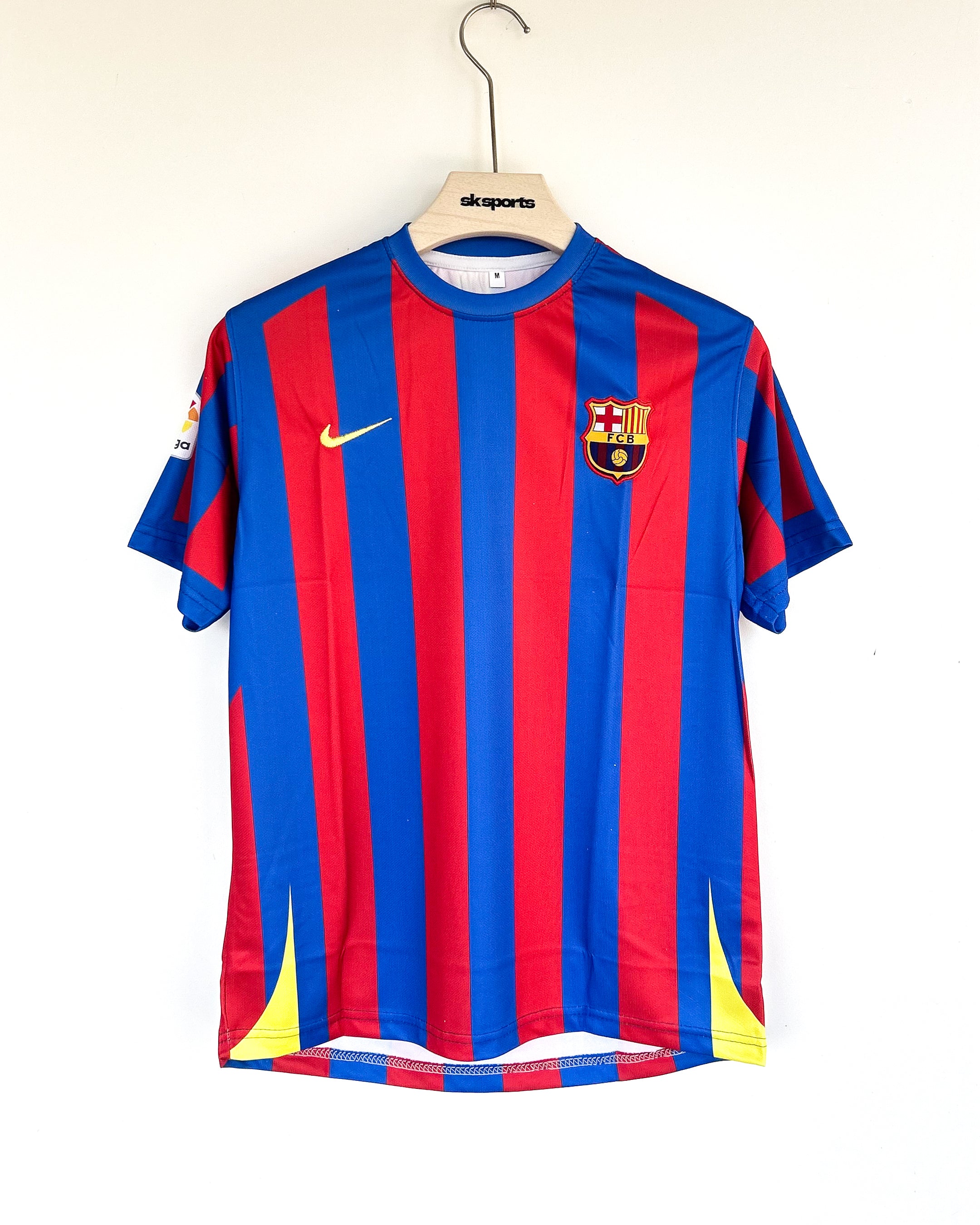 MESSI BARCELONA HOME KIT 2005-06 SEASON EMBROIDERY
