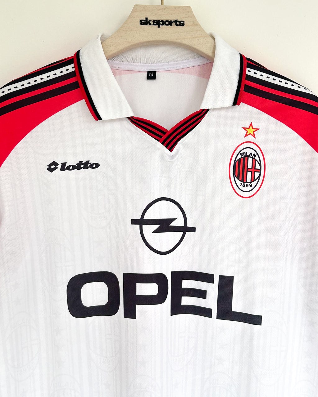 ACMILAN 1997-98 AWAY KIT MALDINI RETRO FIVSLEEVES