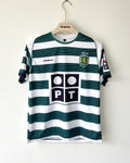 SPORTING 2002-03 HOME KIT RONALDO EMBROIDERY