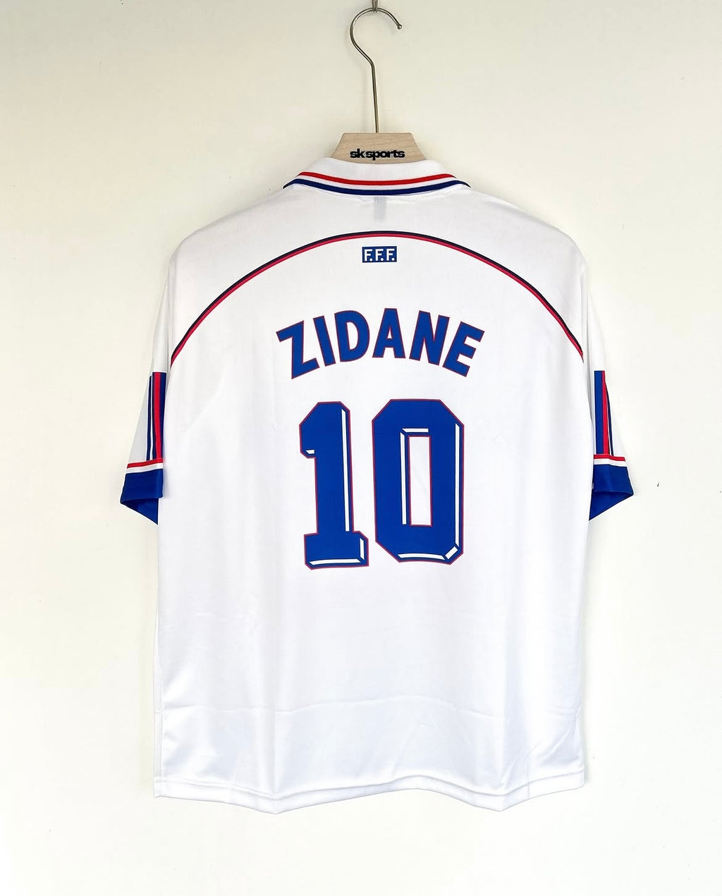 ZIDANE FRANCE 1998 AWAY KIT FIVESLEEVES POLO