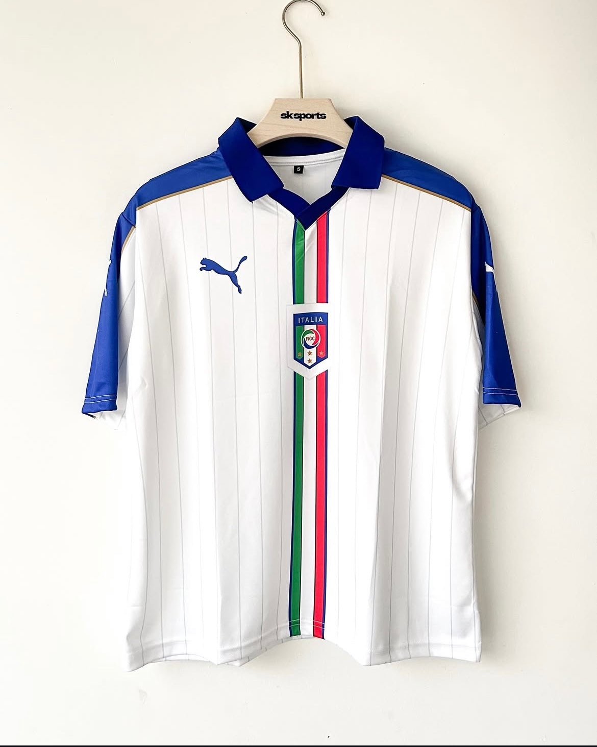 ITALY 2016-17 AWAY KIT PIRLO FIVESLEEVE POLO