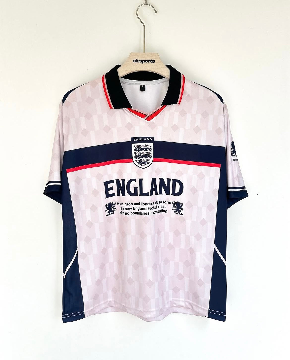 BECKHAM ENGLAND RETRO FIVESLEEVES POLO