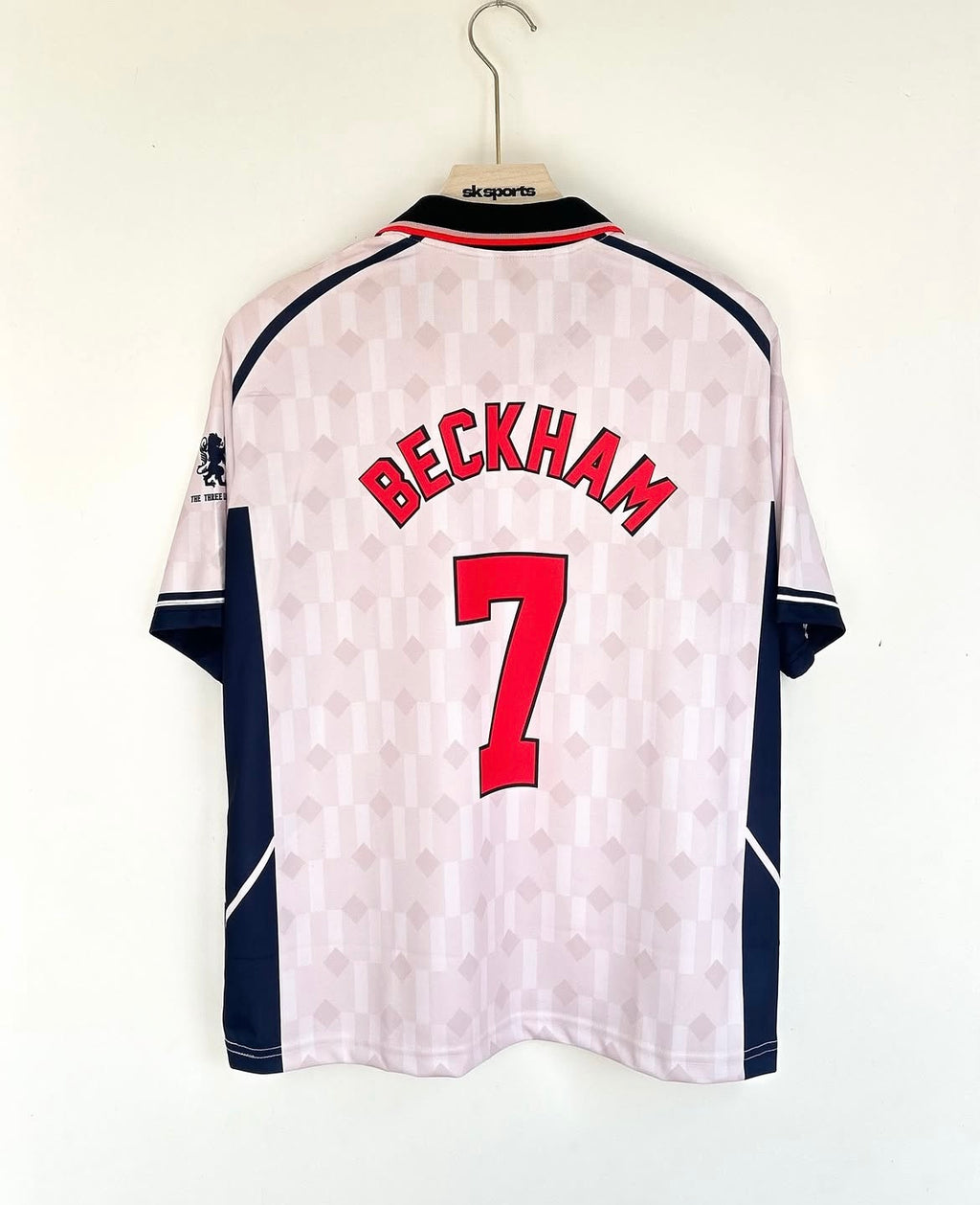 BECKHAM ENGLAND RETRO FIVESLEEVES POLO