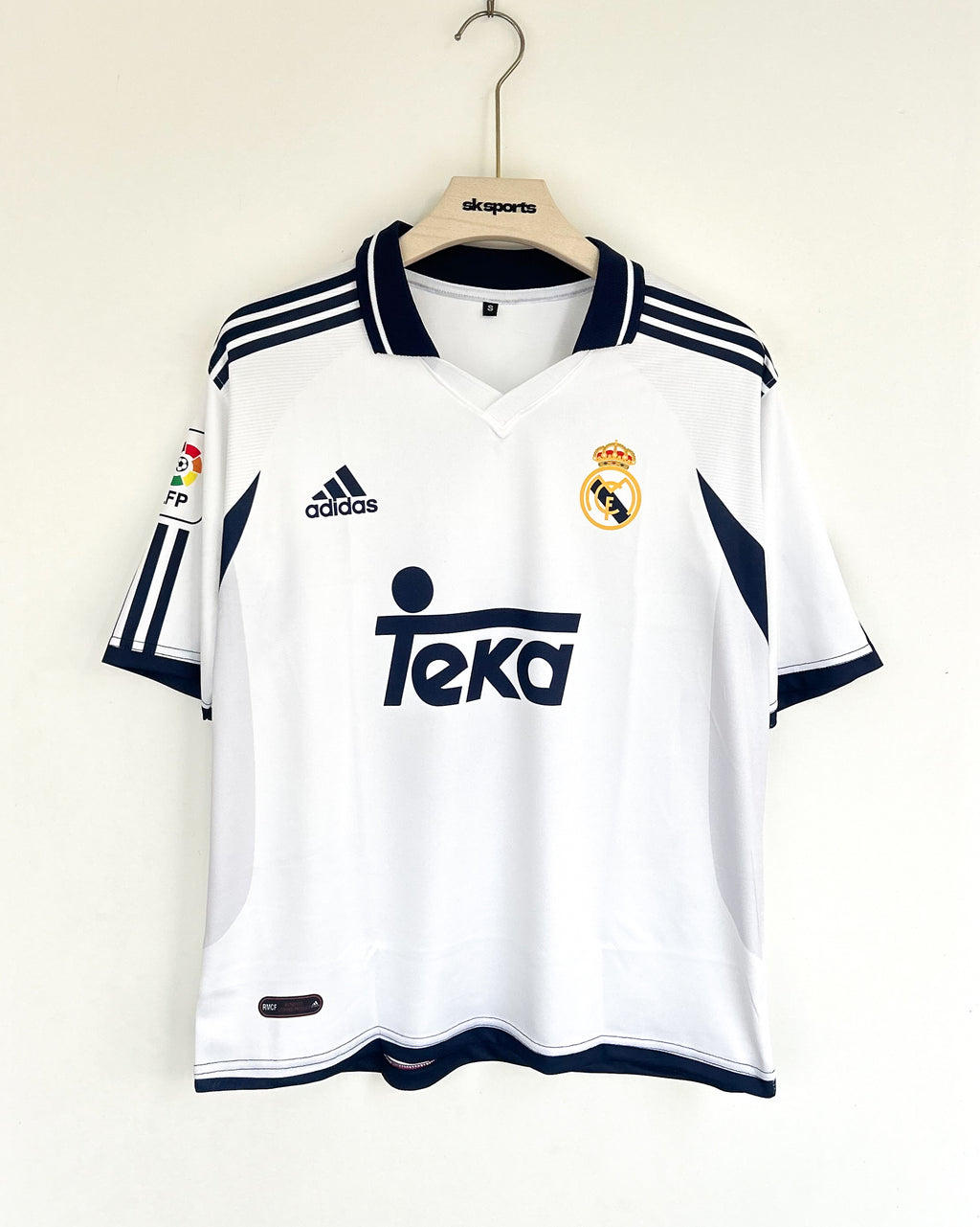 REAL MADRID 2000-01 HOME KIT FIVESLEEVES POLO