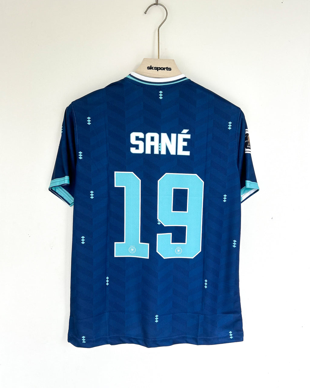 SANE GERMANY WORLD CUP AWAY KIT EMBROIDERY
