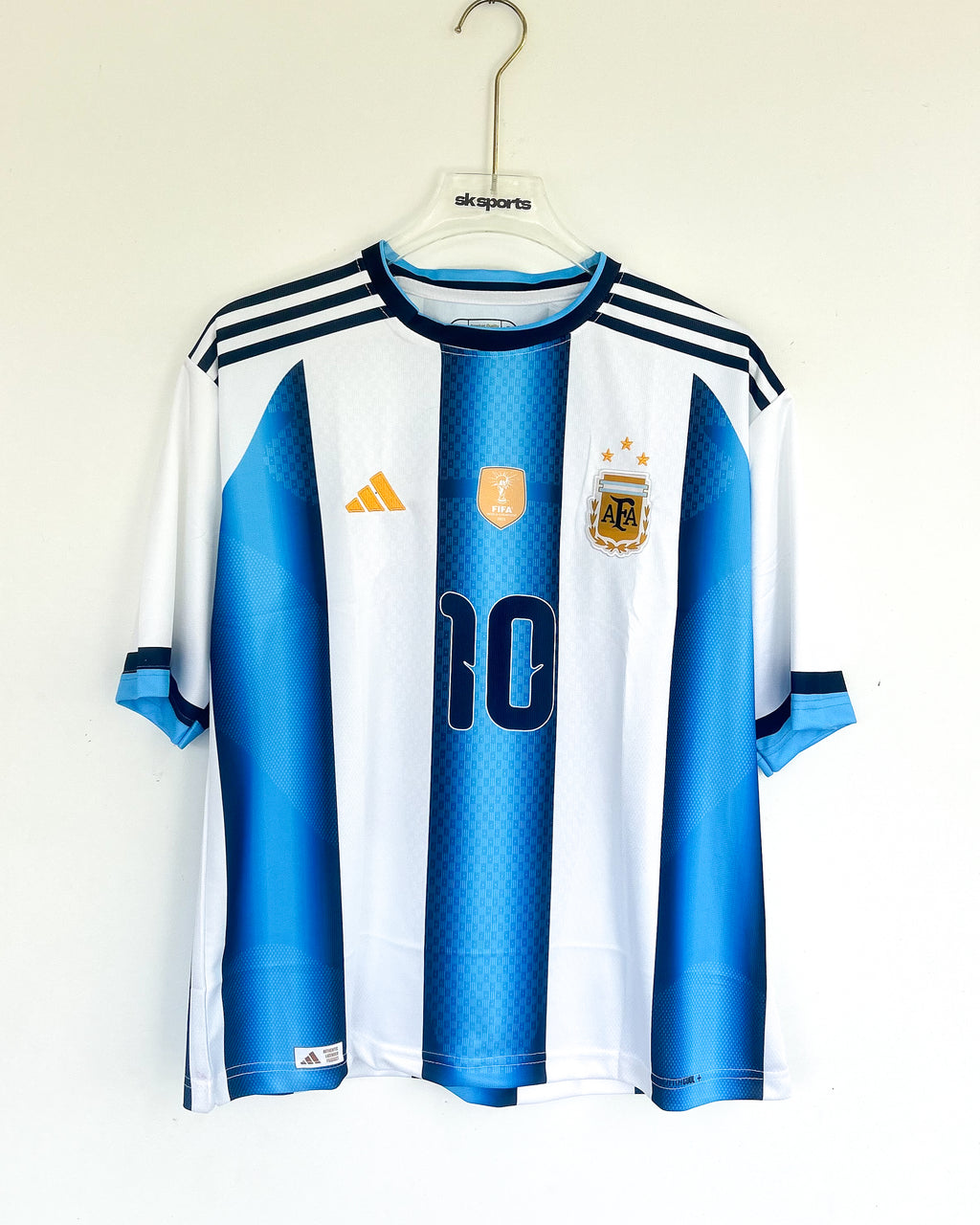 MESSI ARGENTINA WC 26 HOME KIT FIVESLEEVES EMBRODERY