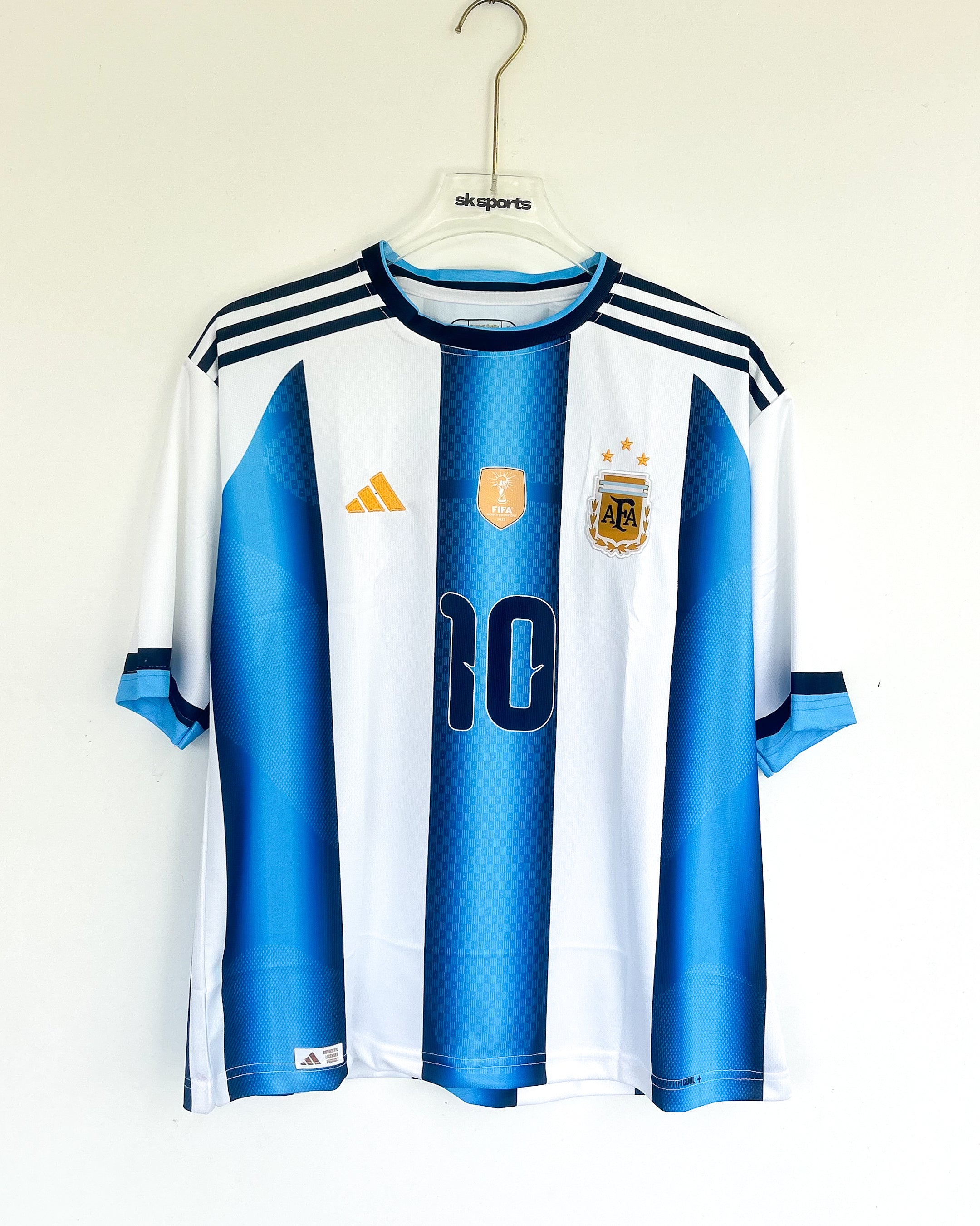 MESSI ARGENTINA WC 26 HOME KIT FIVESLEEVES EMBRODERY