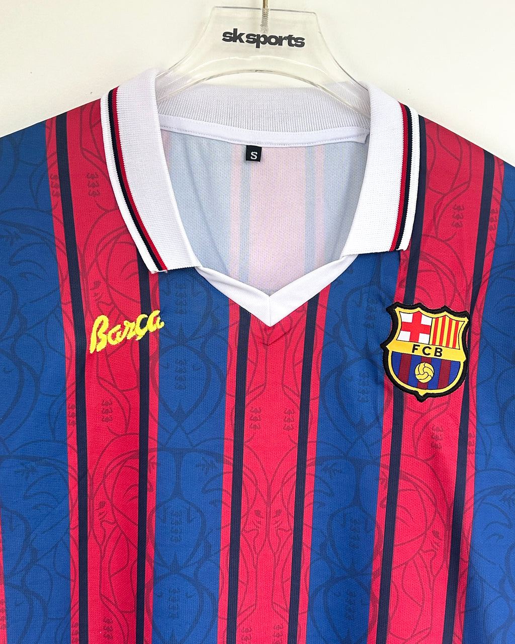 CRUYFF BARCELONA 125TH ANNIVERSARY KIT FIVESLEEVE POLO EMBROIDERY