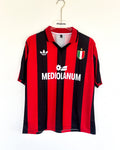 ACMILAN 1990-91 HOME KIT VAN BASTEN FIVESLEEVE POLO