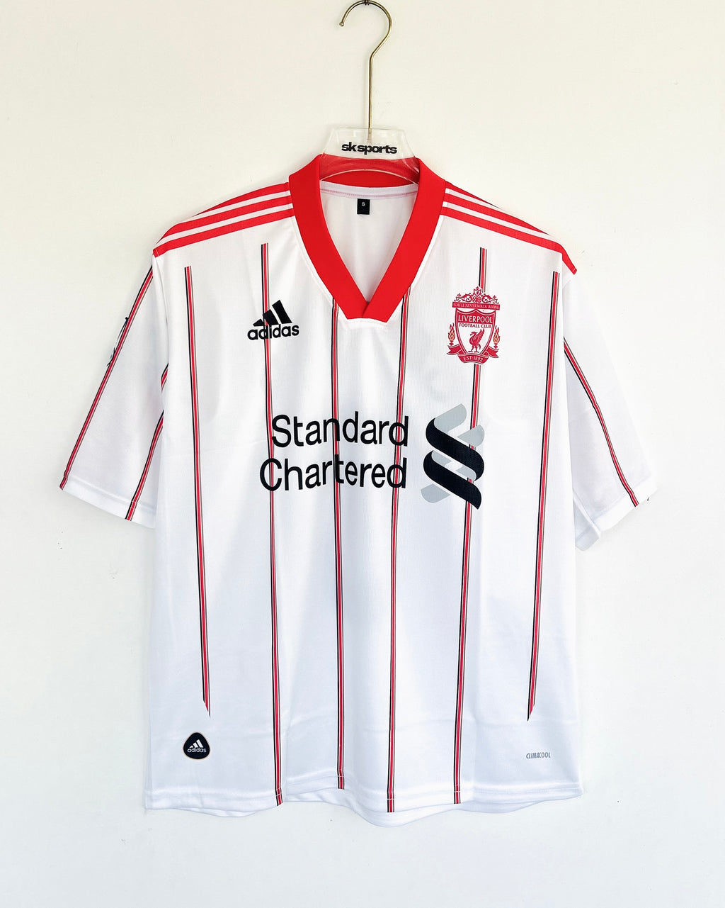 GERRERD LIVERPOOL 2010-11 AWAY KIT V-NECK FIVESLEEVES