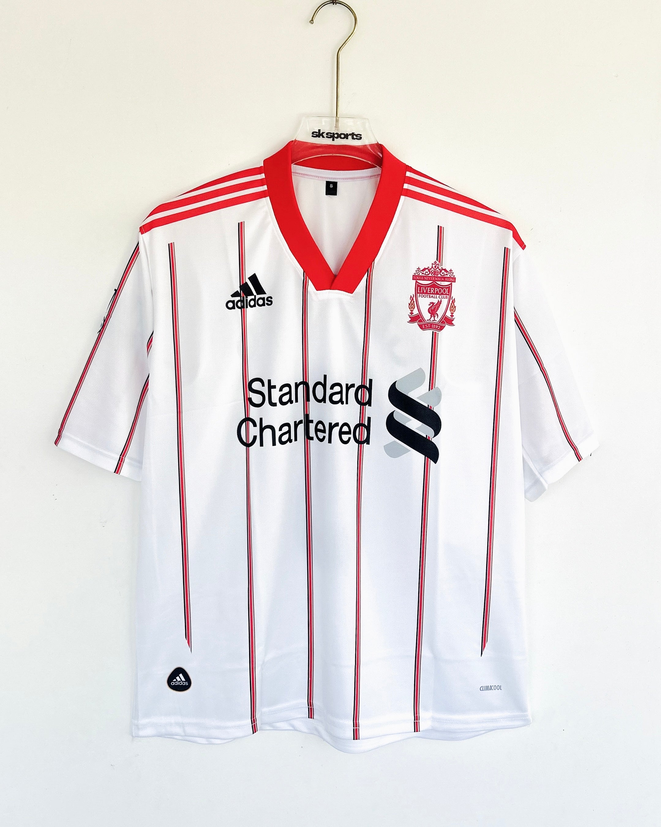 GERRERD LIVERPOOL 2010-11 AWAY KIT V-NECK FIVESLEEVES
