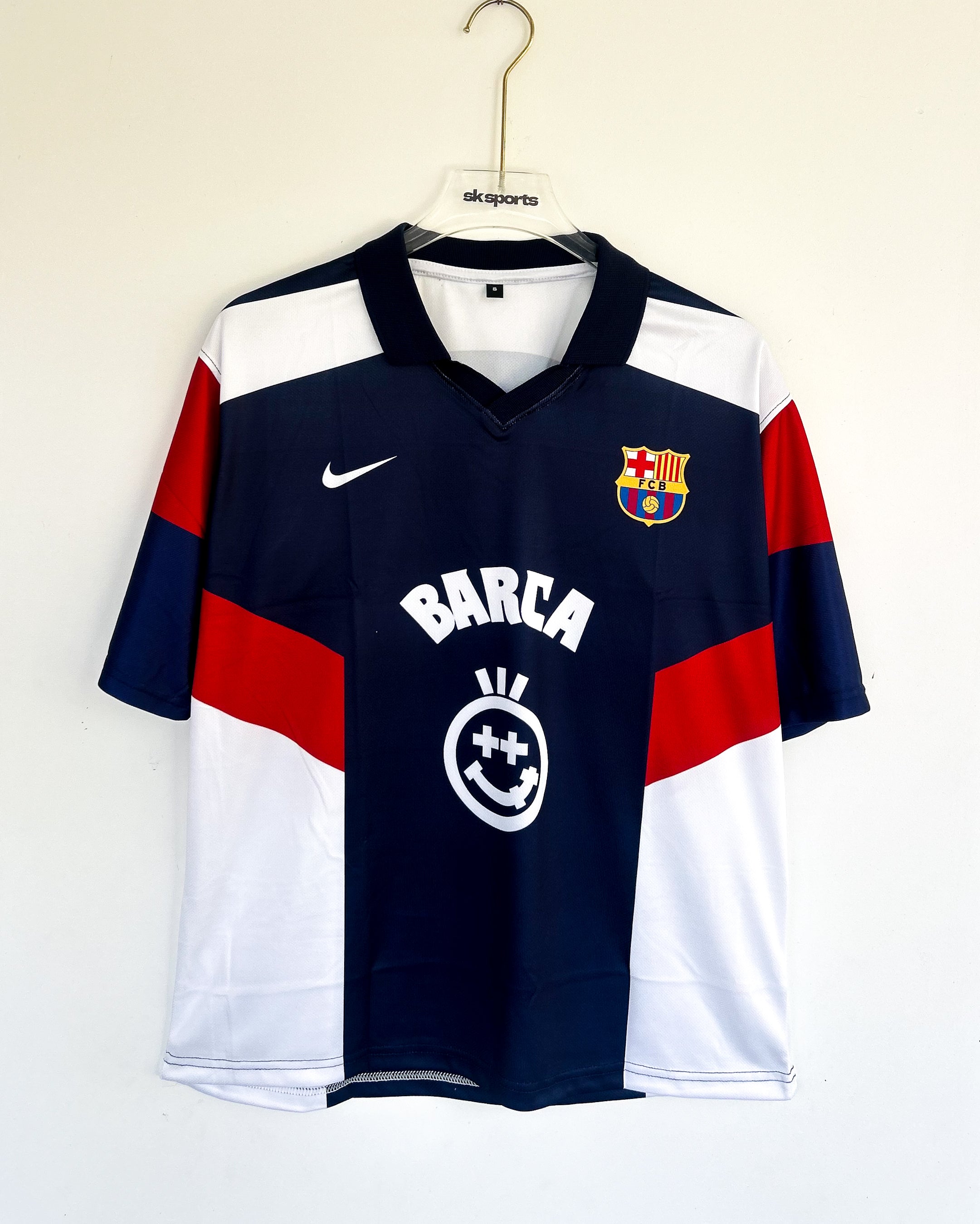 MESSI FC BARCELONA RETRO POLO FIVESLEEVES