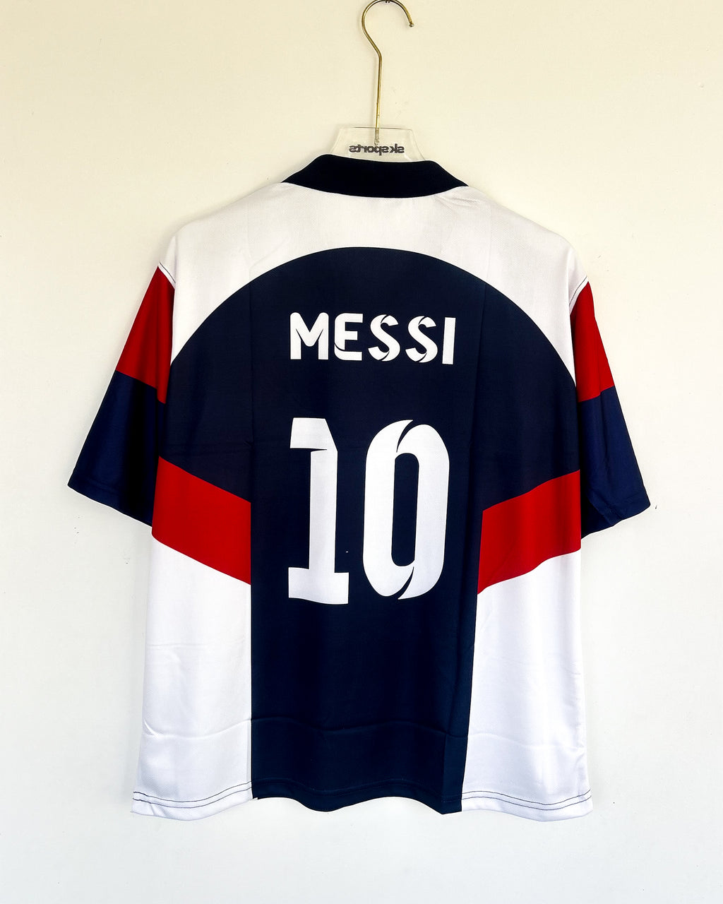 MESSI FC BARCELONA RETRO POLO FIVESLEEVES