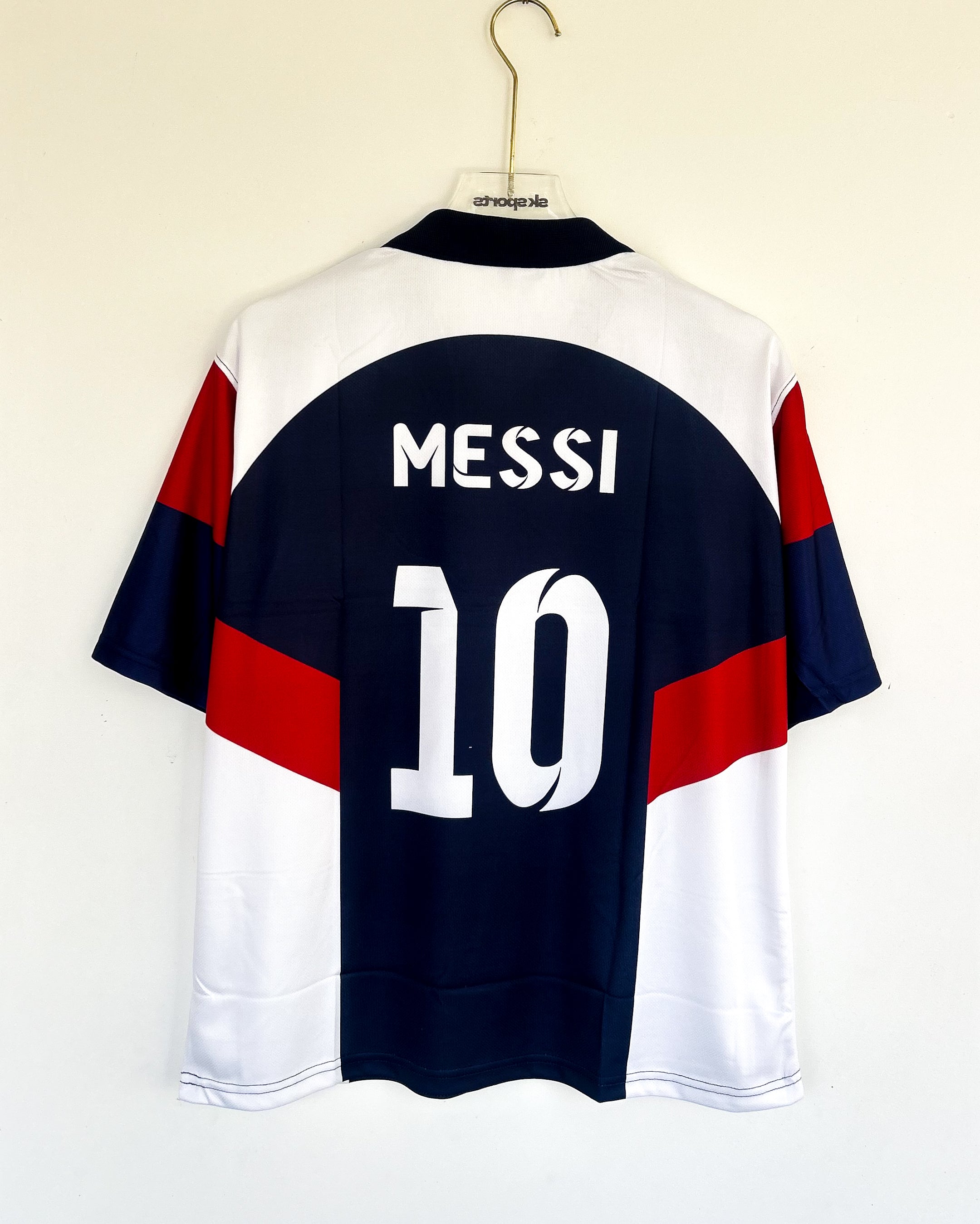 MESSI FC BARCELONA RETRO POLO FIVESLEEVES