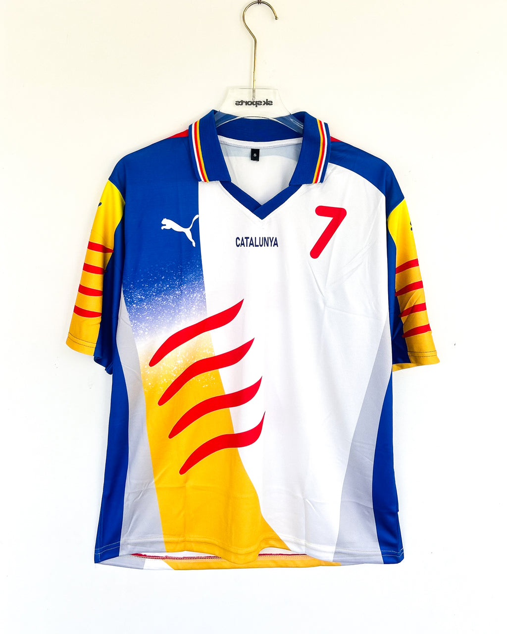 GUARDIOLA CATALUNYA 2002 HOME RETRO POLO FIVESLEEVES