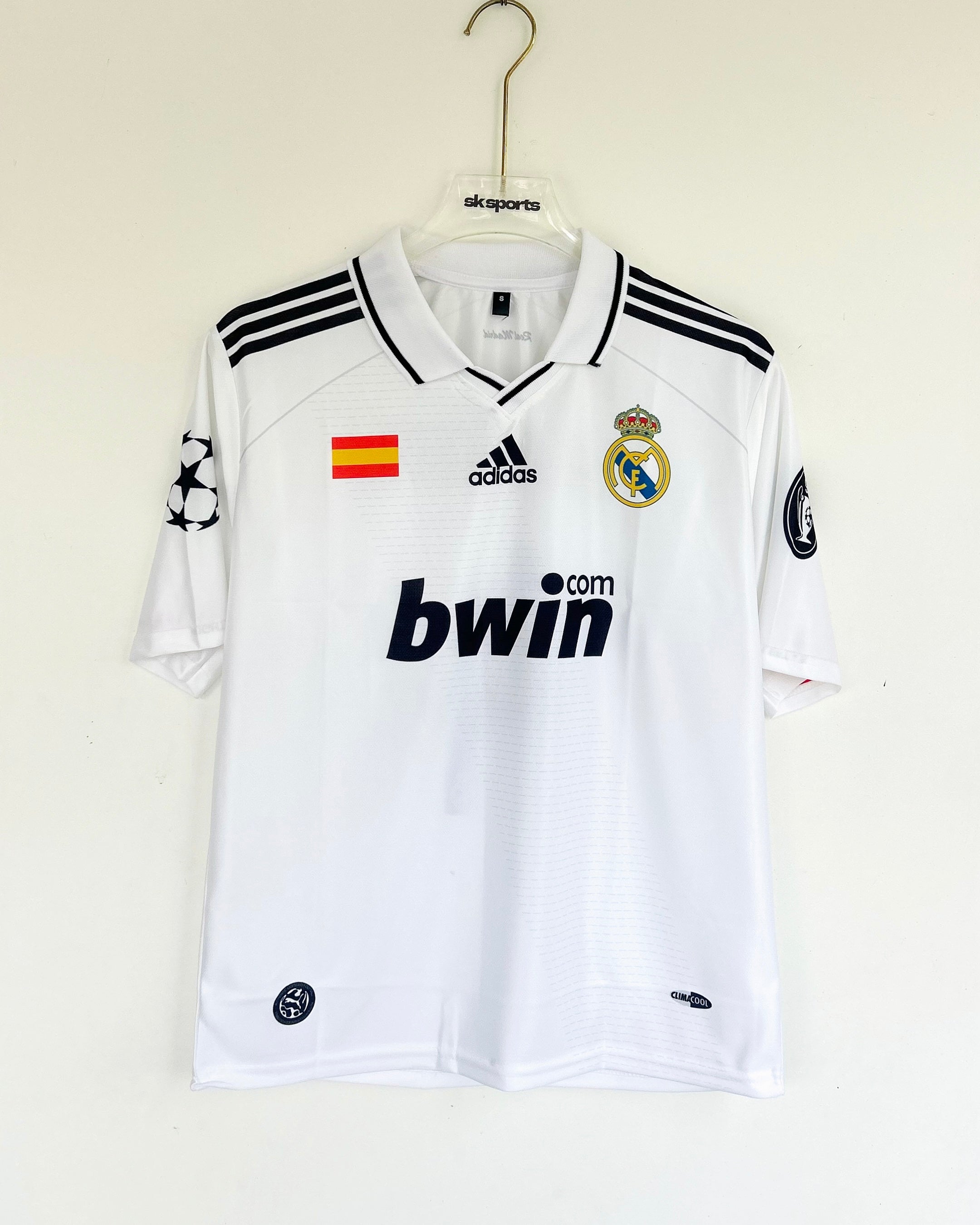REAL MADRID RAMOS 2008-09 HOME KIT FIVESLEEVES