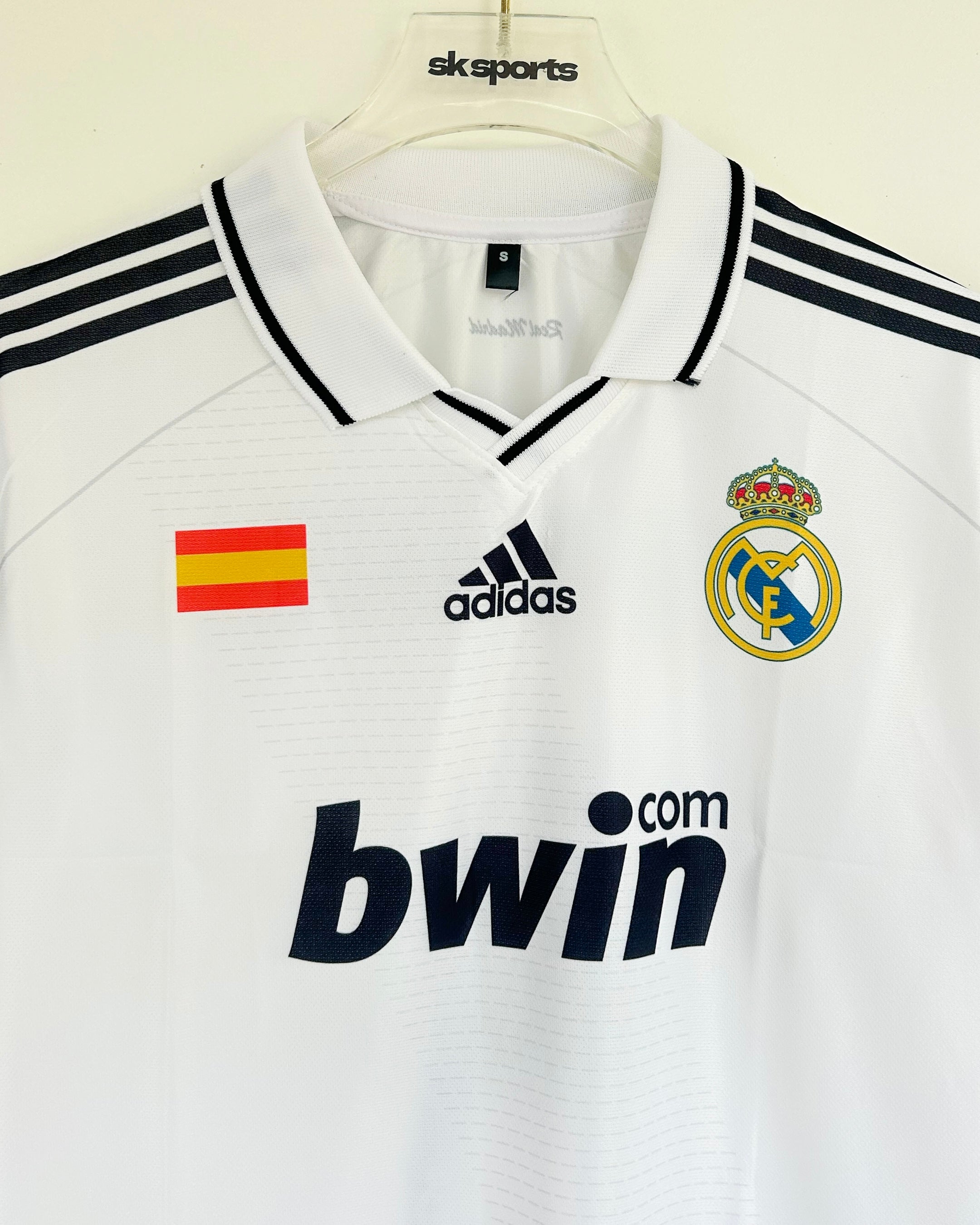 REAL MADRID RAMOS 2008-09 HOME KIT FIVESLEEVES