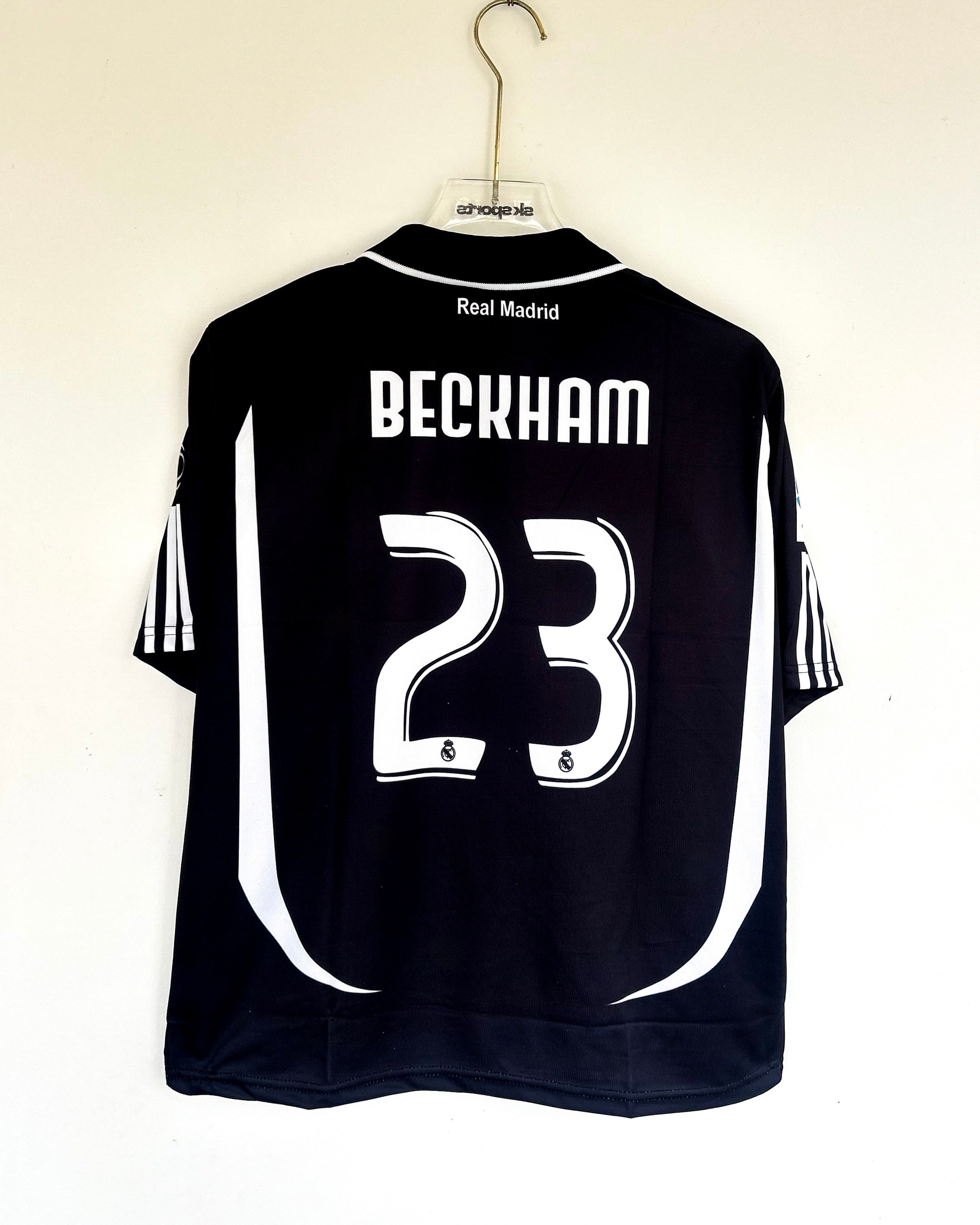 REAL MADRID BECKHAM 2006-07 AWAY KIT FIVESLEEVES