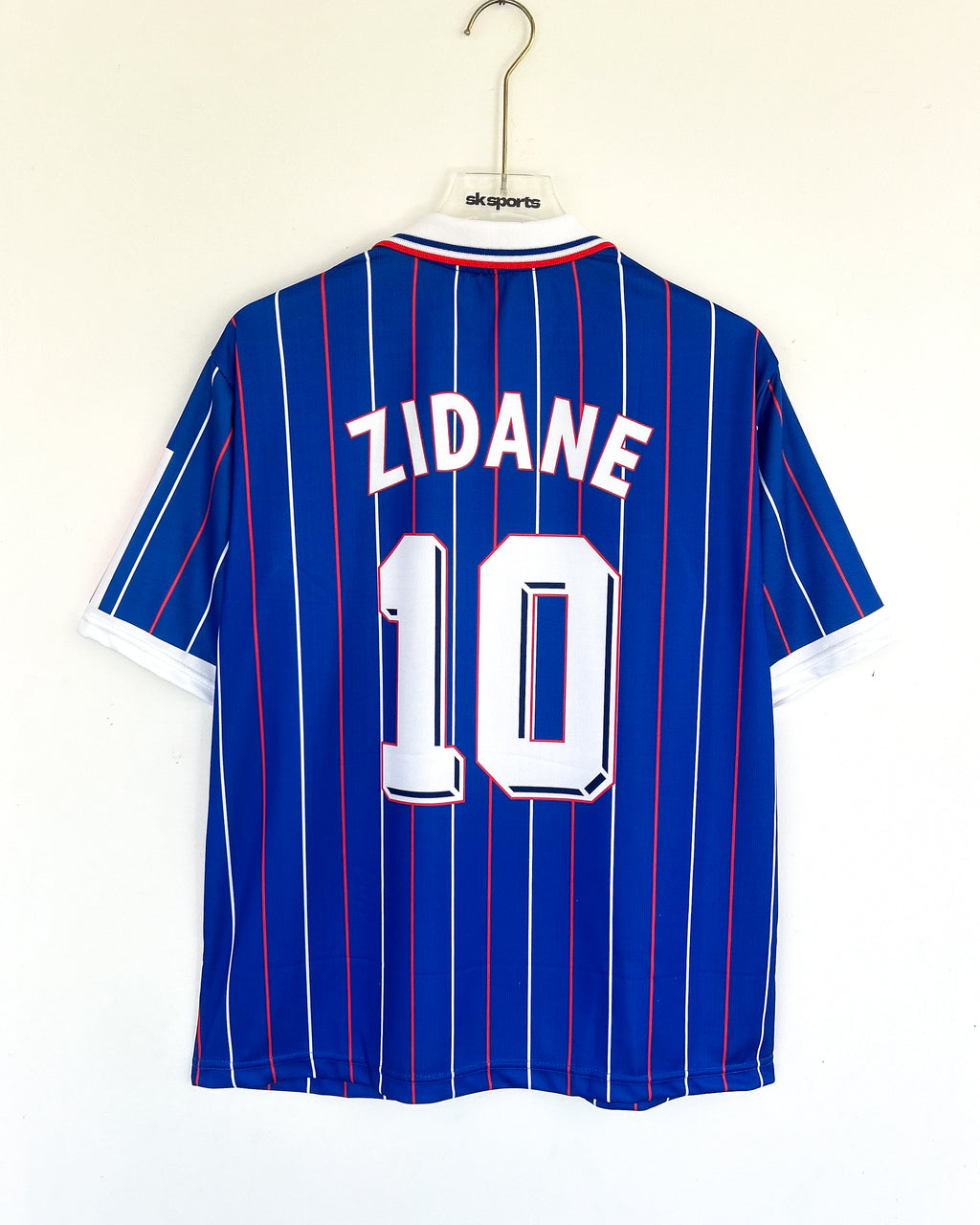 FRANCE ZIDANE 1982 HOME KIT RETRO POLO FIVESLEEVES