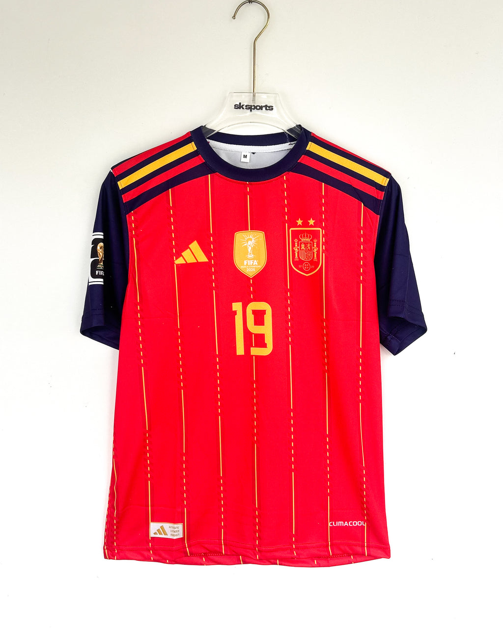 SPAIN WORLD CUP 26 WINNERS 2 STAR HOME KIT