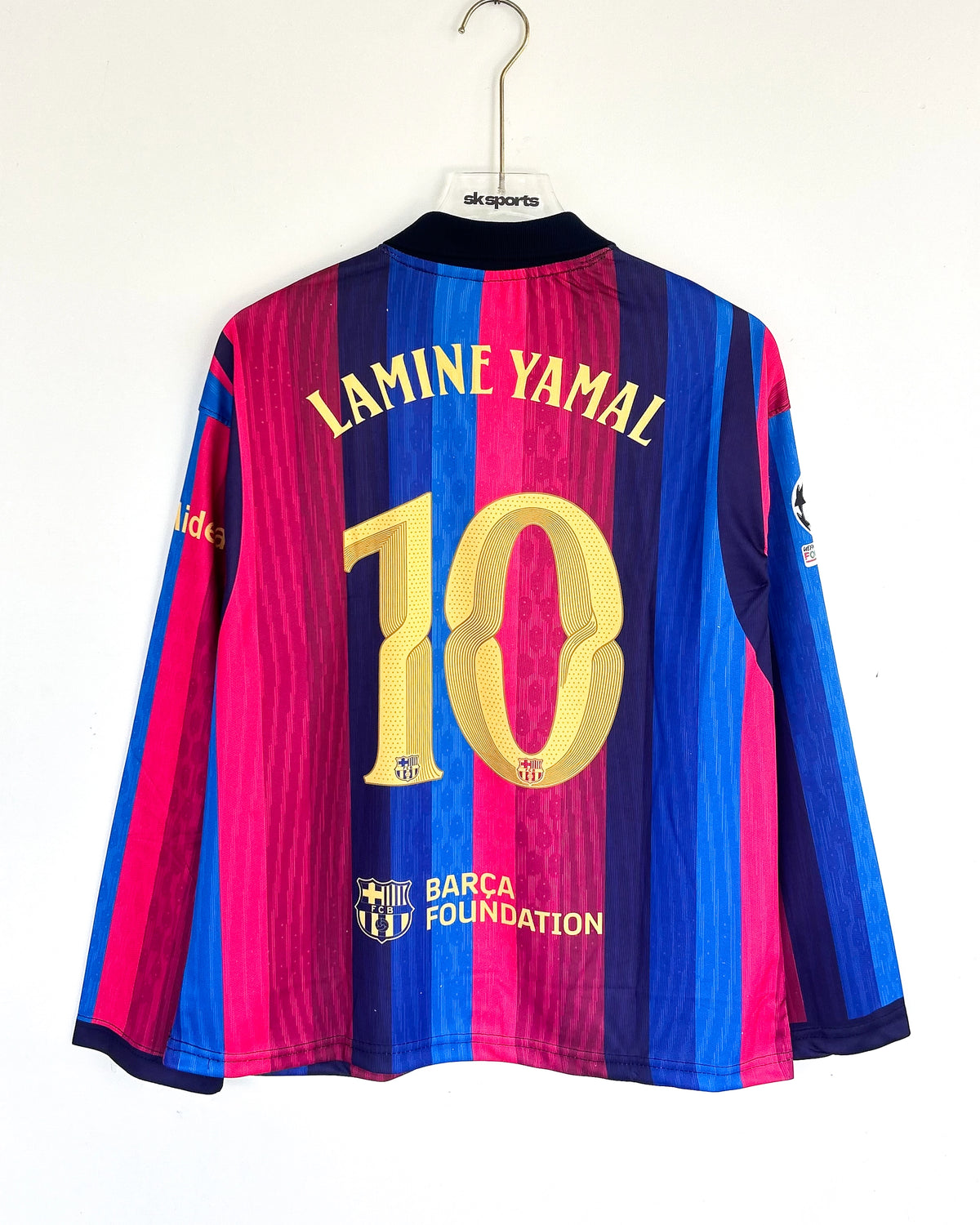 BARCELONA 2026-27 HOME KIT OVERSIZED COLLAR FULLSLEEVES