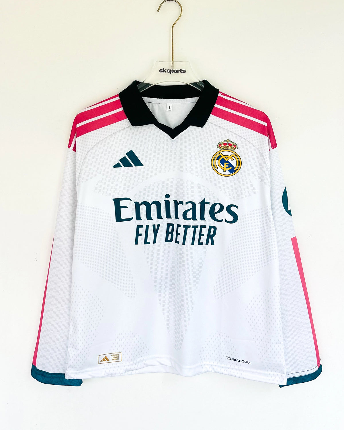 REAL MADRID 2026-26  HOME KIT OVERSIZED COLLAR FULLSLEEVES