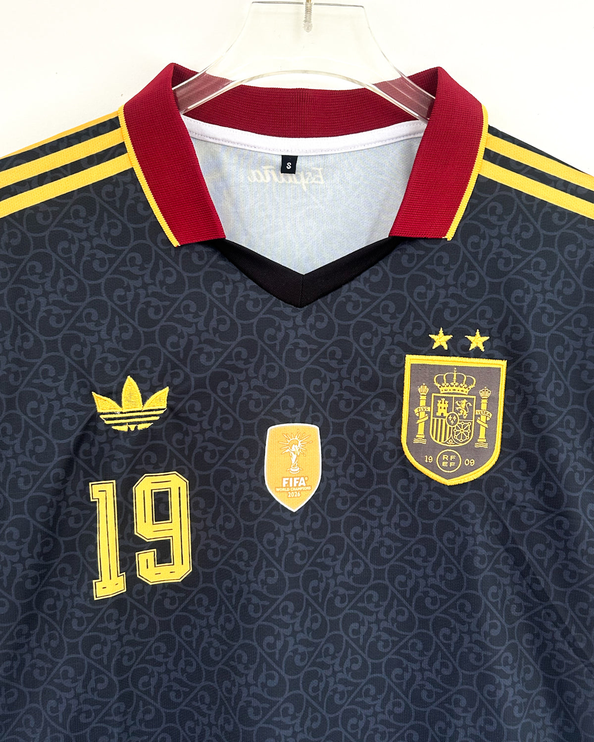 SPAIN LAMINE YAMAL WORLD CUP CHAMPIONS TWO STAR SPECIAL EDITION COLLAR FIVESLEEVS EMBROIDERY
