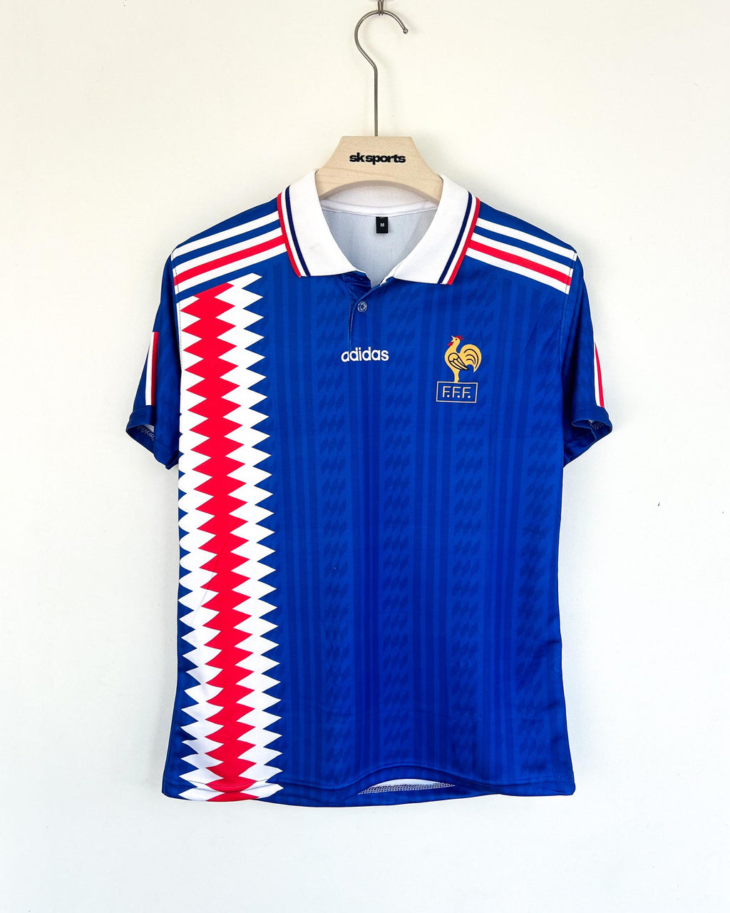 ZIDANE FRANCE 1996-1988 HOME KIT