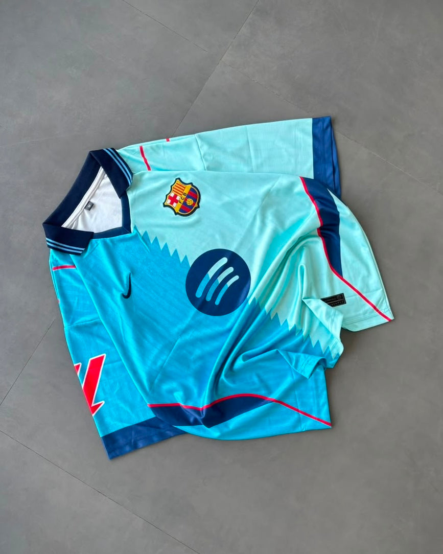 LAMINE YAMAL BARCELONA 2026-27 AWAY KIT FIVESLEEVES EMBROIDERY