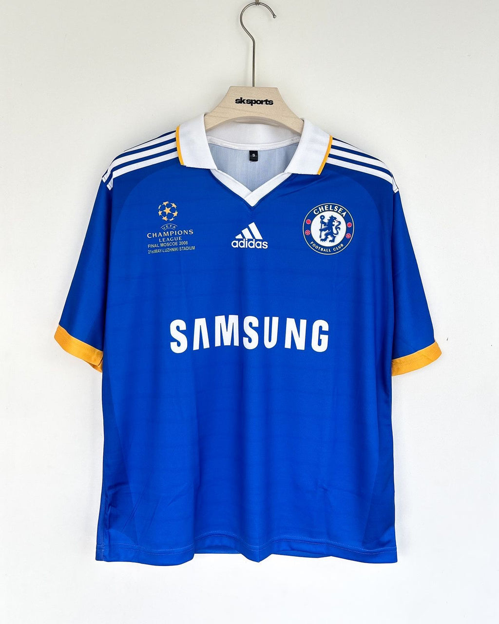 DROGBA CHELSEA 2008-09 HOME KIT FIVESLEEVES POLO