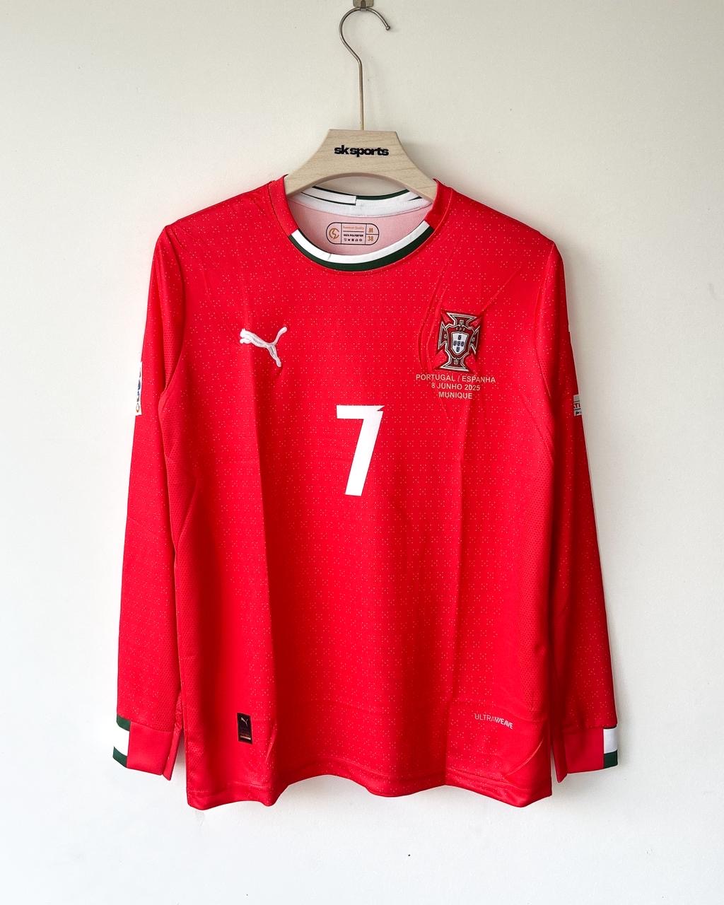 PORTUGAL 2026 HOME KIT RONALDO FULLSLEEVES EMBROIDERY