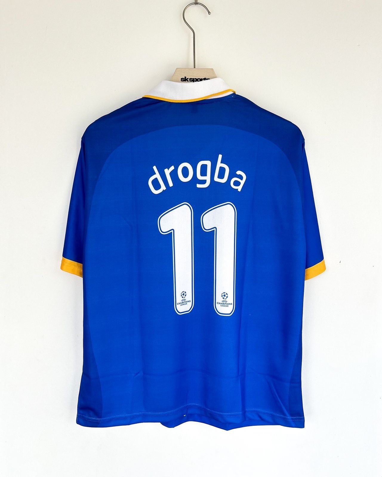 DROGBA CHELSEA 2008-09 HOME KIT FIVESLEEVES POLO