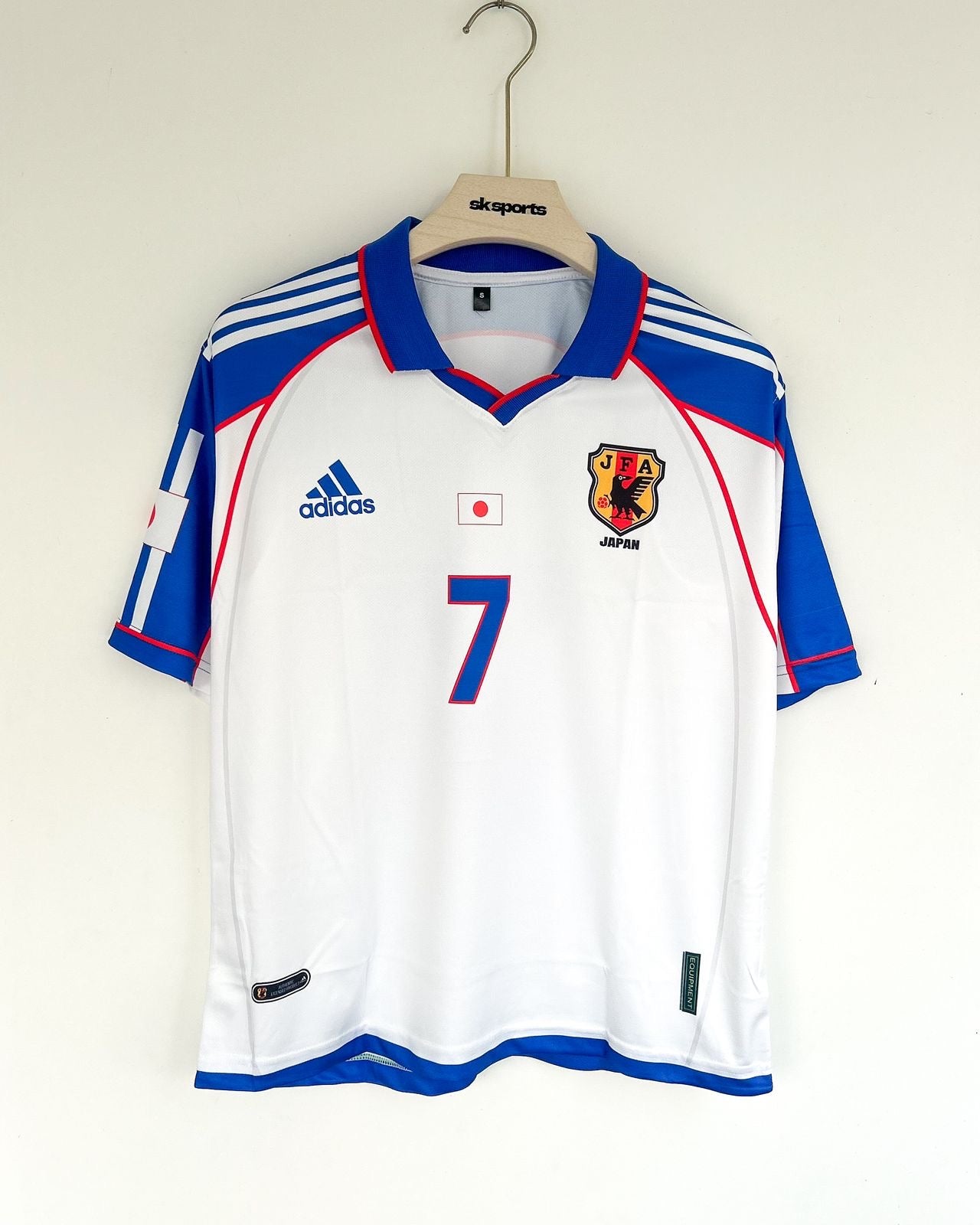 NAKATA JAPAN 2000-01 AWAY KIT RETRO OVERSIZED FIVESLEEVES