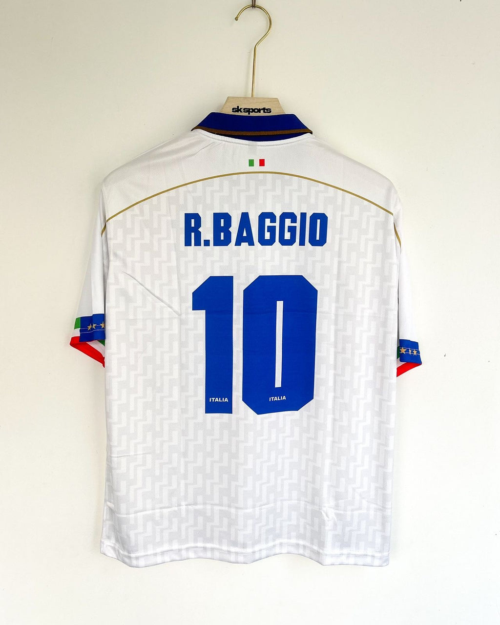 R.BAGGIO NIKE VINTAGE ITLAY 1994-96 SEASON AWAY KIT FIVELSEEVES