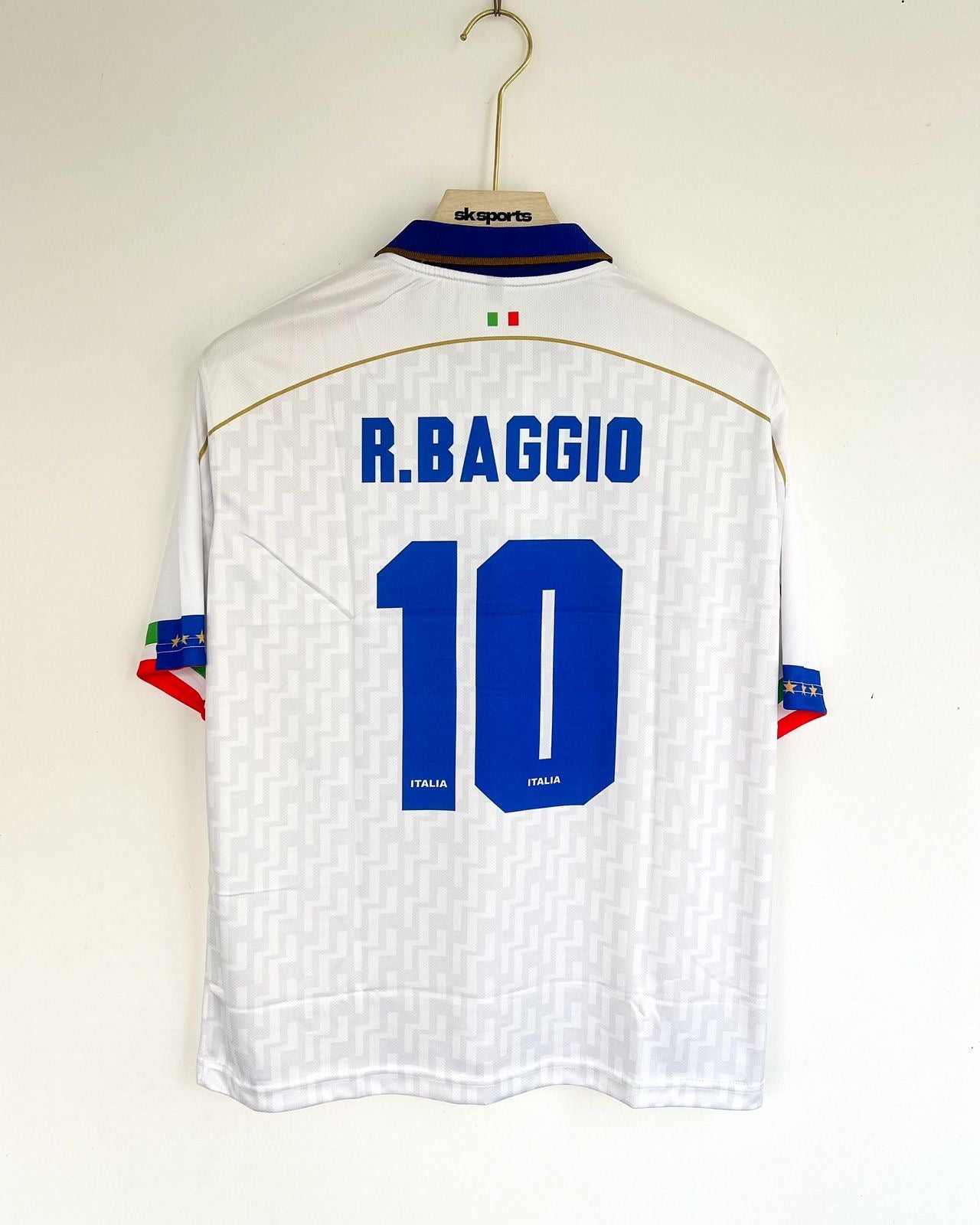 R.BAGGIO NIKE VINTAGE ITLAY 1994-96 SEASON AWAY KIT FIVELSEEVES